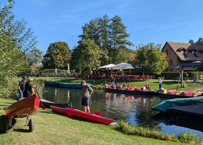 Spreewaldhaeuser Golinski Mit Kamin Am Neuendorfer *